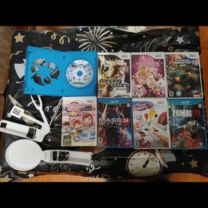 Wii and Wii U games and accessories